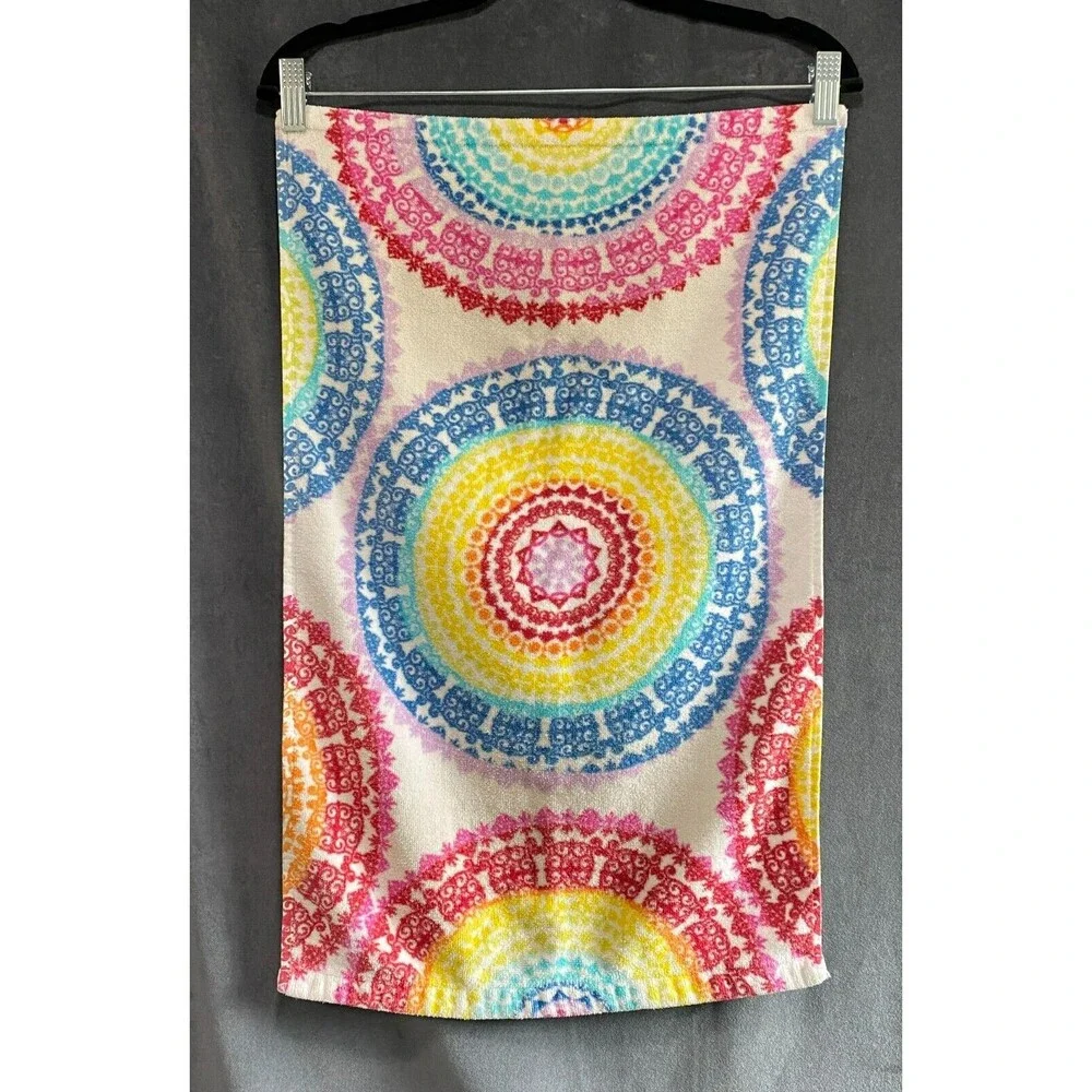 Kassa Fina Home Collection Rainbow Mandala Hand Towel (A4)